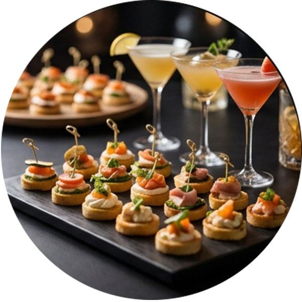 Cocktail and Canapés
